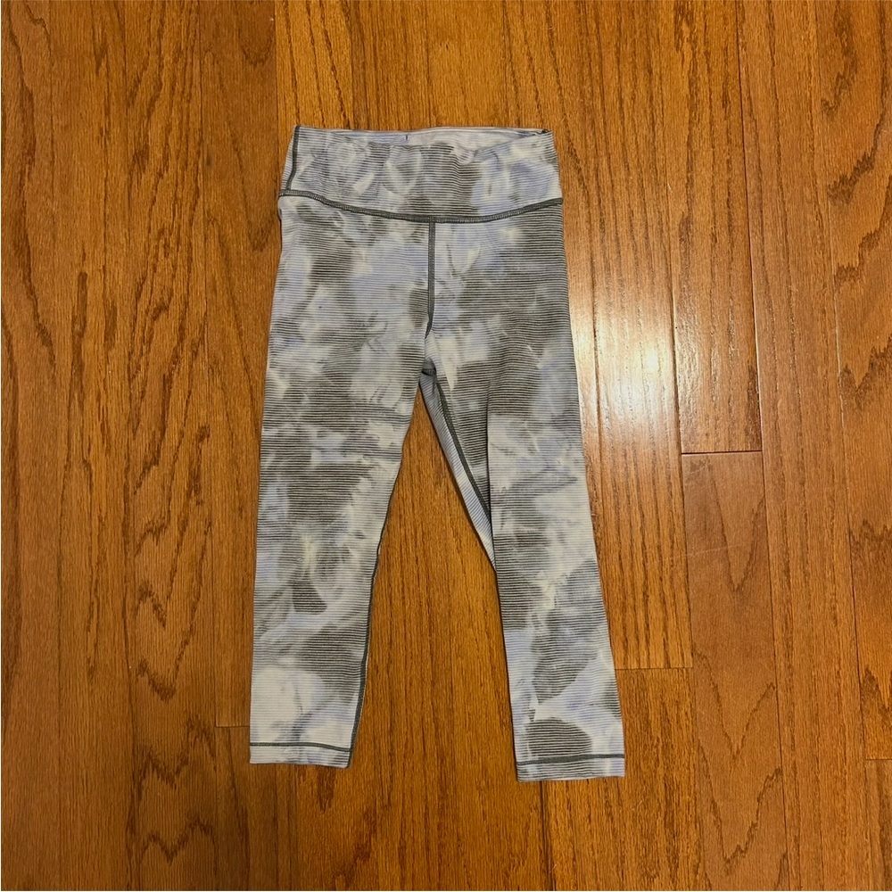 Athleta Girl Tie Dye Active Set Size M 8-10 Leggings + Crop Tank Yoga Gym - Picture 3 of 13
